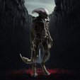 image-4.png Xenomorfo – Figura 3D Fan Art / Xenomorph 3D Model – Alien Fan Art Collectible