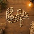 8.png Music Studio Room Bundle 3D Print and Laser Files Wall Art Decor