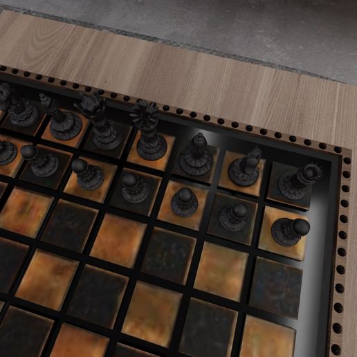 untitled2.jpg Chess Pieces, 3D STL File for Chess Pieces, Chess Model, Digital Download, 3D Printer Chess Model, Table Game, Home Decor, 3d Printer Chess