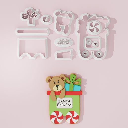 Santa-Express.jpg Santa Express Train Cookie Cutter