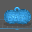 deez-nuts-with-hook-4.png Deez Nuts Funny Christmas Ornament 3D Modell mit Haken hängen