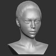 9.jpg Beautiful brunette woman bust ready for full color 3D printing TYPE 9