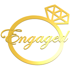 engagedRing.png Engaged Cake Topper