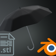 Untitled-design.png STL file Umbrella 3d print model・3D printing model to download