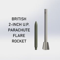British_2inUPRocketFlare_0.jpg WW2 British Parachute Flare Illuminating Rocket