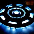 Reactor_display_large.jpg Free STL file Arc Reactor from Iron Man 2・3D print design to download, Kellywatchthestars