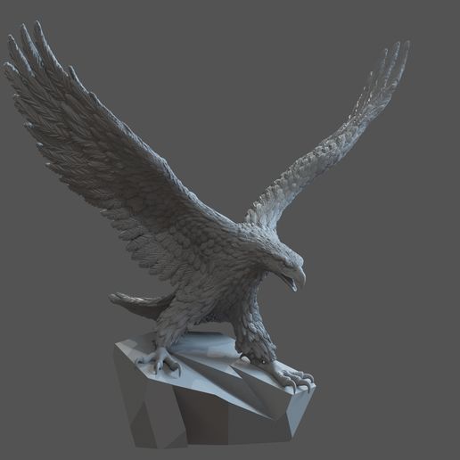 untitled.234.jpg figura águila 3d modelo de impresión 3D