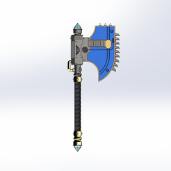 Screenshot_12.png Fichier STL Hache de chaîne・Design à télécharger et à imprimer en 3D