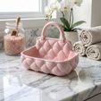Gemini_Generated_Image_hkcrf6hkcrf6hkcr.jpg Quilted Vanity Catchall Basket | Soft-Form Sculptural Organizer with Handle