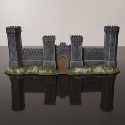 01.jpg Download free STL file Crusader Castle Gate • 3D printing design, jansentee3d