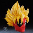 Deadpool_Goku-02.jpg Super Deadpool Mask 3D Printer File STL