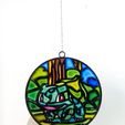 IMG_MIX2S_20230313_165940.jpg Bulbasaur Stained Glass (Pokémon)