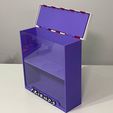 3_2.jpg Friends  Display Shelf with Sliding Glass – 205x205 mm – 3D Printable