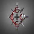 EternalFlamesPrint_frame_0030.jpg Kingdom Hearts Axel Eternal Flames Chakrams for Cosplay
