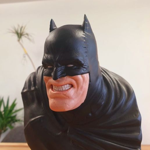 3D Impreso Busto De Batman-El Caballero Oscuro Busto Grande 10" De Alto 