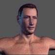 11.jpg Animated Naked Man-Rigged 3d game character Low-poly 3D model