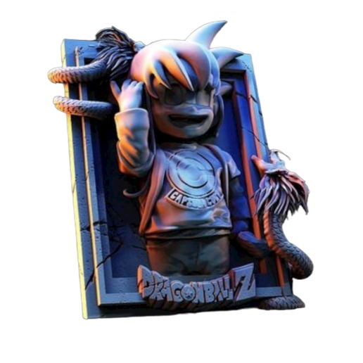 Gohan child 3D Card 3D model