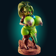 Preview13.png Goblin Girl Short & Stacked 3D Print Model