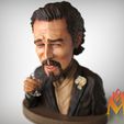 the-Great-Gatsby-memeD.jpg Django Leonardo DiCaprio Laughing meme - caricature figurine