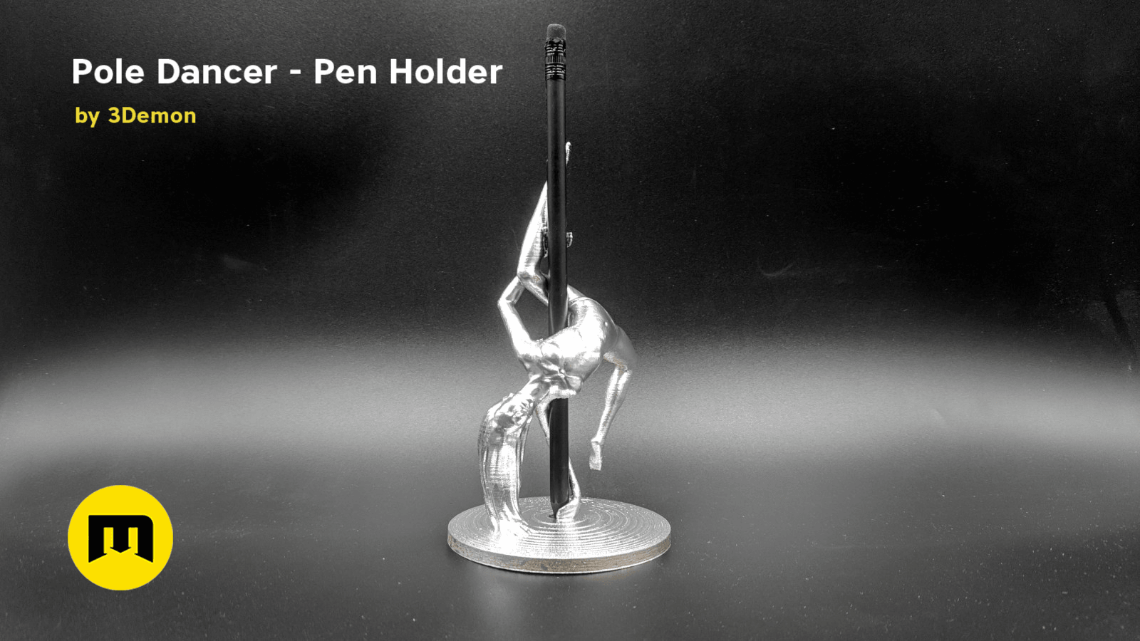 IMG_20190220_103147.png Télécharger le fichier STL Pole Dancer - Porte-stylo • Objet pour imprimante 3D, 3D-mon