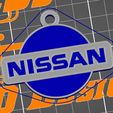Nissan_MC.jpg Car Keychain Multicolor