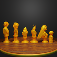2.png Anime Figure Chess Set Anime Character Chess Pieces