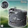 4.jpg Round Stone Ruin with Internal Staircase and Patterned Floor (36) - Medieval Fantasy Magic Feudal Old Archaic Saga 28mm 15mm