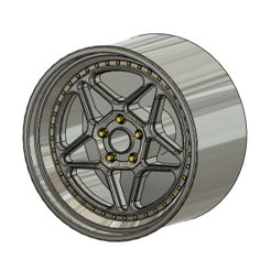 Fifteen52-Penta-Gt.jpg STL file Fifteen52 Penta Gt Rims for Diecast 1 : 64 scale・3D printer model to download