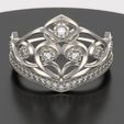 10158.jpg Crown Diamond Ring
