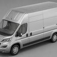 van-2.jpg Silver Fiat Ducato Cargo Van Low-poly