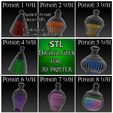Potion 1 WH | Potion 2 WH] Potion 3 WH TRANSLUCEMt Ny | is wa a0 | % Vi { A\\ CoN 18 i Vy eine ana (BOTTOM) STL DiGitaLl FILES FOR Бутылочки для волшебного зелья