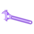 More_Printable_Wrench-plain-dual-body.stl Fully assembled more 3D printable wrench (customizable)