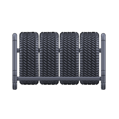 🌆 1:64 Tire Rack - Garage Workshop Diorama Accessory・ STL File for 3D ...