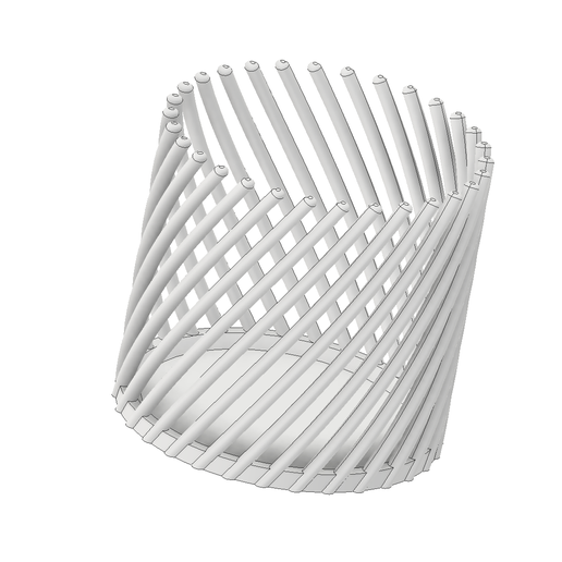 Pen Holder for Desk 3D model