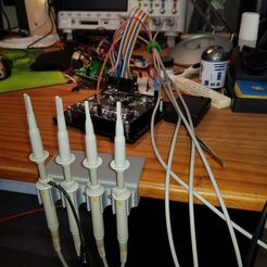 20180412_123757.jpg Free 3D file Scope Probe Desk Clamp・3D printable object to download
