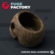 FuseFactory_lowpolyskull3.jpg Lowpoly Skull Flowerpot