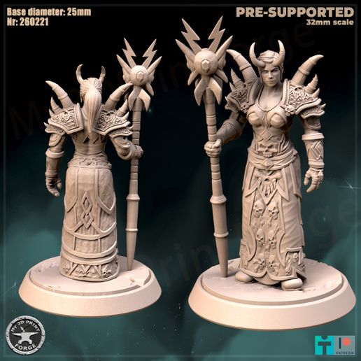 Female Warlock Tier1 Staff