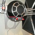 IMG_20210307_145604.jpg Archivo STL Tie Fighter - Soporte EchoDot 4・Objeto imprimible en 3D para descargar