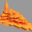 Full_combined_Ram_Temple_HQ_Base_250mm_FLAG-v3A1.jpg Ayodhya Ram Temple - NO SUPPORTS REQUIRED!