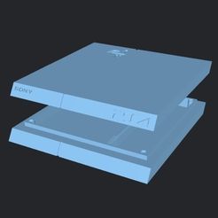 Captura-de-Pantalla-2023-03-17-a-las-15.01.55.jpg STL file PS4 PLAY STATION 4 CASE WITH TRAY MAGNETIC LID WEED TRAY-BOX 137X151X23MM EASY PRINT PRINTING WITHOUT STANDS・3D printer model to download