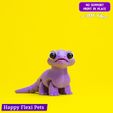 4.jpg Lizard Lilu the cute articulated flexi toy (STL & 3MF)