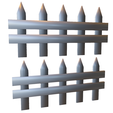 Pointed-Picket-Fence-Section.png Spitzes Lattenzaunprofil