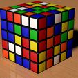 5k.jpg 5X5 Scrambled Rubik's Cube