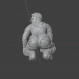SS112234.png Funny Mummy Monster STL | Creepy Wrapped Creature | Halloween Shelf Figure | Spooky Decor STL