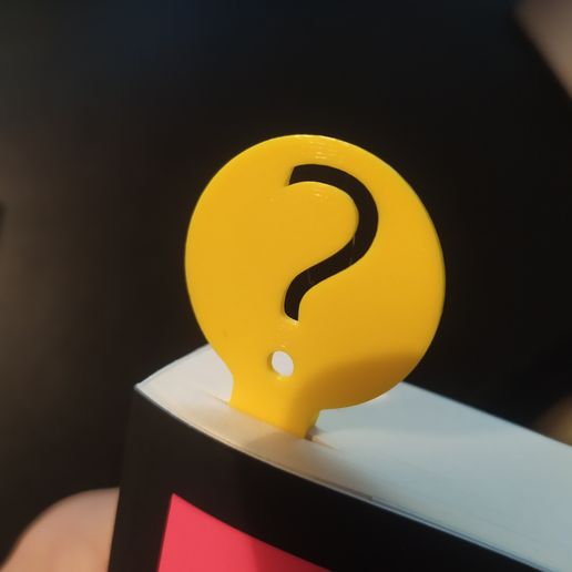 Bookmark "?" 3D model
