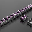 components.ansi.40.package.rodrigotresd.render.post.png 40 standard roller chain (Ansi)