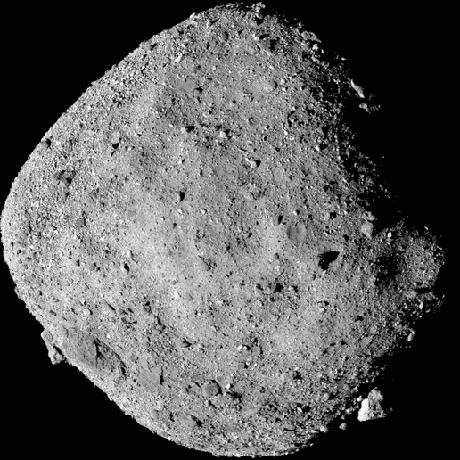 Bennu asteroid 3D model