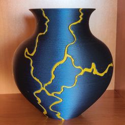 Kintsugi vase 2.jpg STL file Kintsugi vase - MMU・3D printer design to download