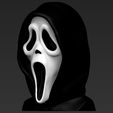 Q35.jpg Ghostface from Scream bust ready for full color 3D printing