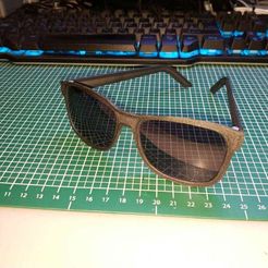 sunglasses1.jpg 3D printed Sunglasses (for use with Polaroid PLD D343 807 glasses)